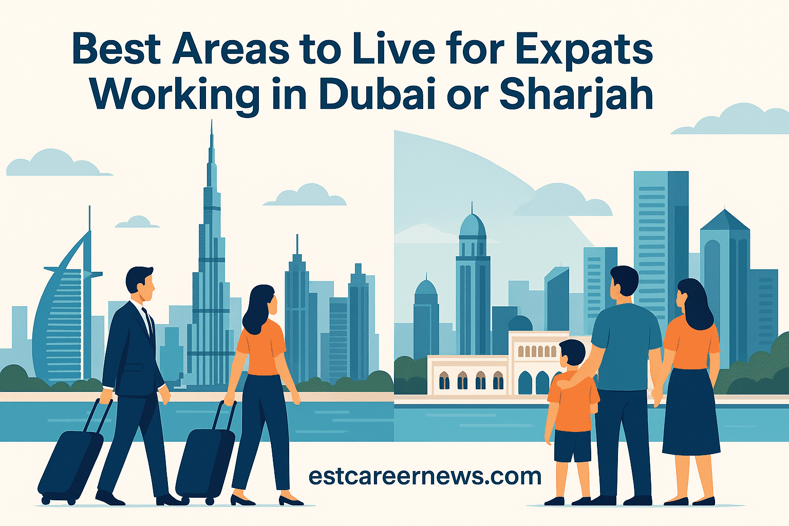 Best Areas to Live for Expats Working in Dubai or Sharjah